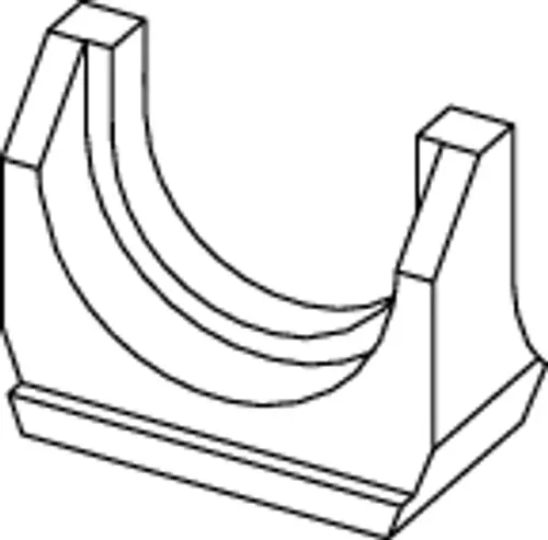 TECEflex PMA 40 63 Pressgabel mit Kunststoffhülse, zum Verbinden von Leitungen, abgebildet auf neutralem Hintergrund ohne weitere Details.
